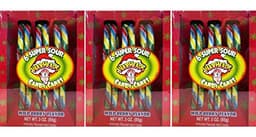 Warheads, Super Sour Candy Cane, Wild Berry, Wild Berry