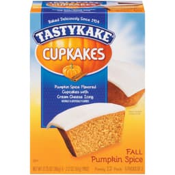 Pumpkin Spice Flavored Cupcakes with Cream Cheese Icing, Pumpkin Spice