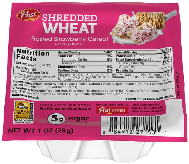 Shredded Wheat, Frosted Strawberry