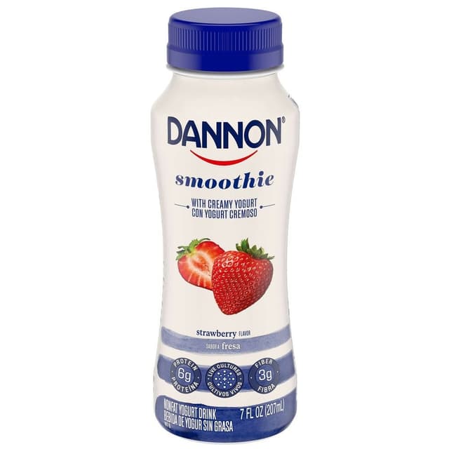 Strawberry Flavor Nonfat Yogurt Smoothie Drink, Strawberry