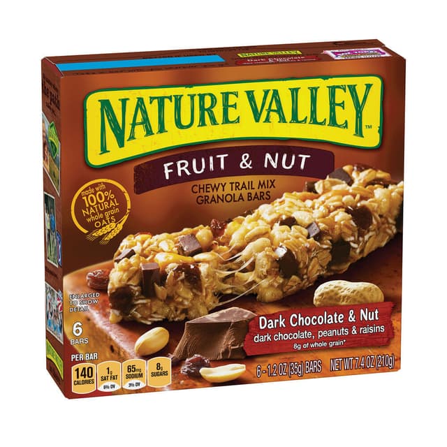 Fruit & Nut Granola Bars, Dark Chocolate & Nut