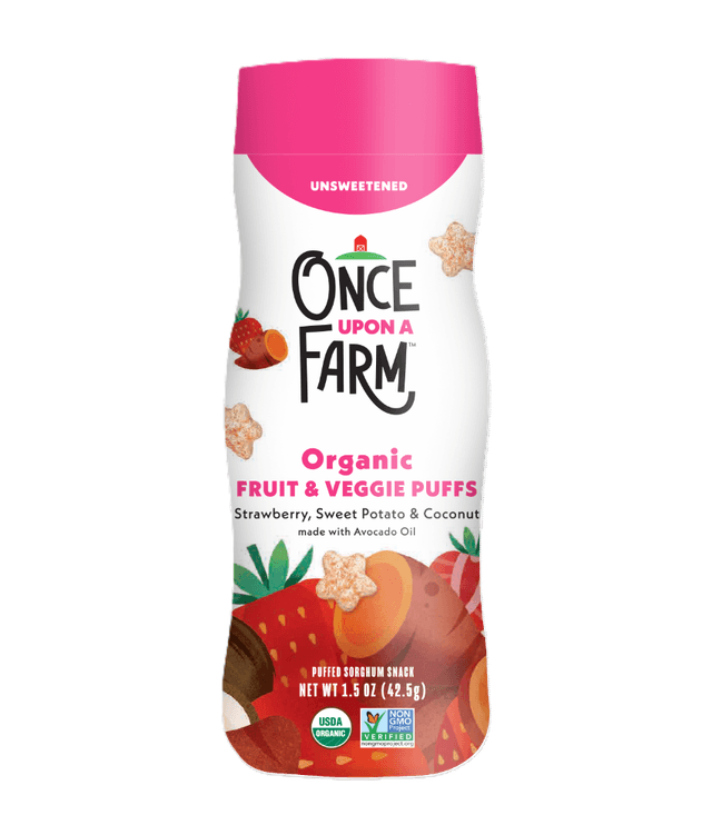 Organic Fruit & Veggie Puffs Strawberry, Coconut & Sweet Potato