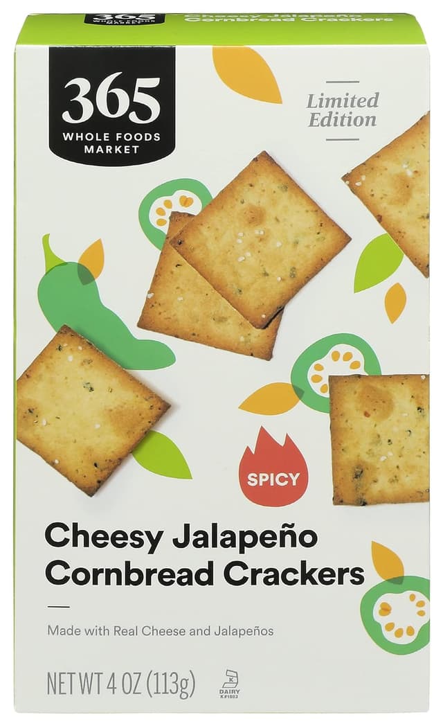 Spicy Cheesy Jalapeno Cornbread Crackers, Spicy Cheesy Jalapeno