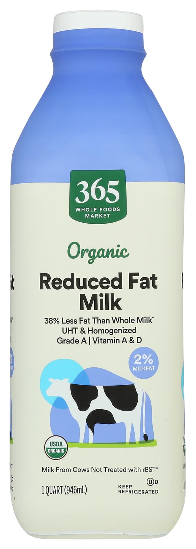 Organic Reduced Fat Milk