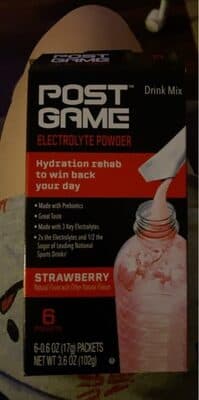 Strawberry Electrolyte Powder Drink Mix, Strawberry Flavour