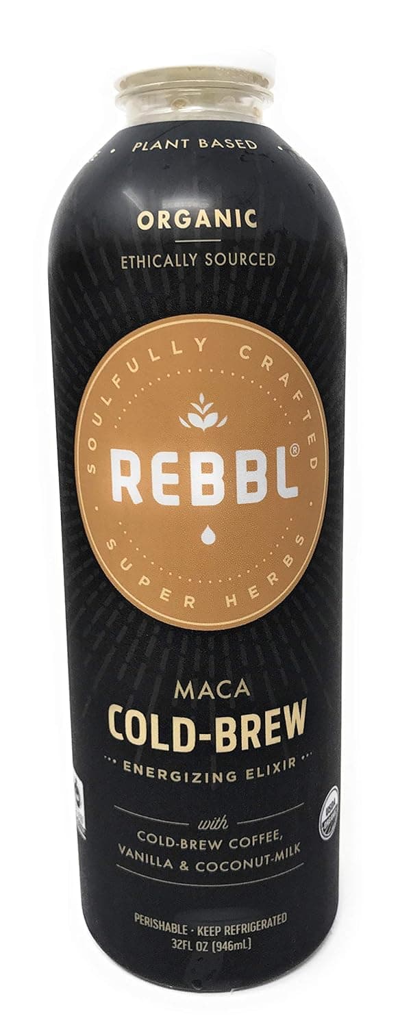 Vanilla & Coconut-Milk Maca Cold-Brew Coffee with Energizing Elixir, Vanilla & Coconut-Milk