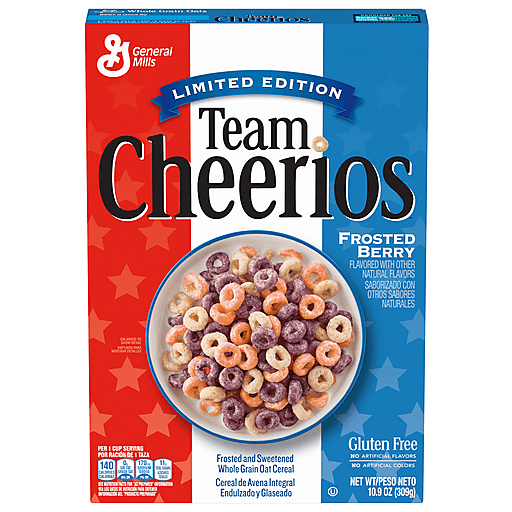 Team Cheerios Frosted Berry Cereal