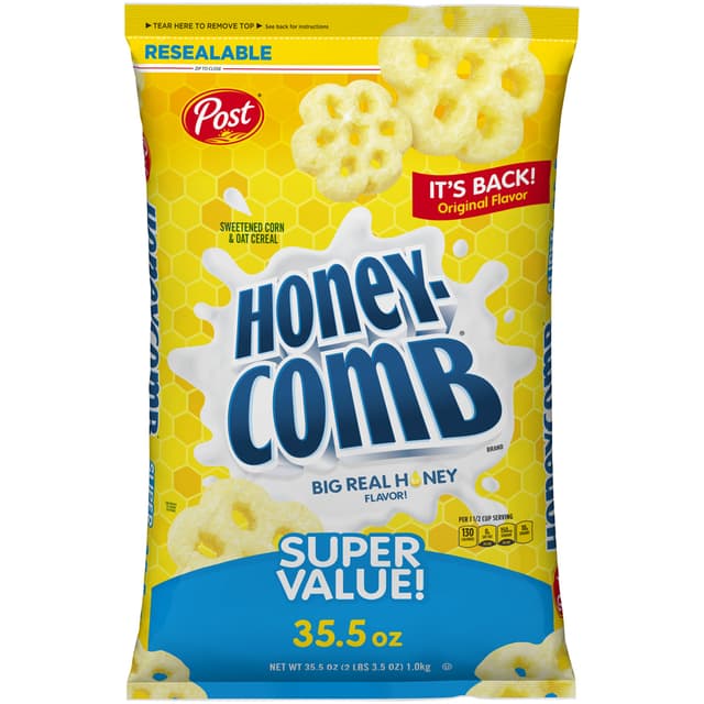 Big Real Honey Flavor! Sweetened Corn & Oat Cereal, Big Real Honey