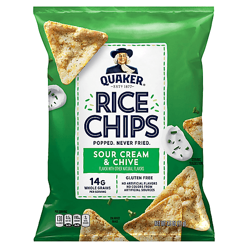 Sour Cream & Chive Rice Chips, Sour Cream & Chive