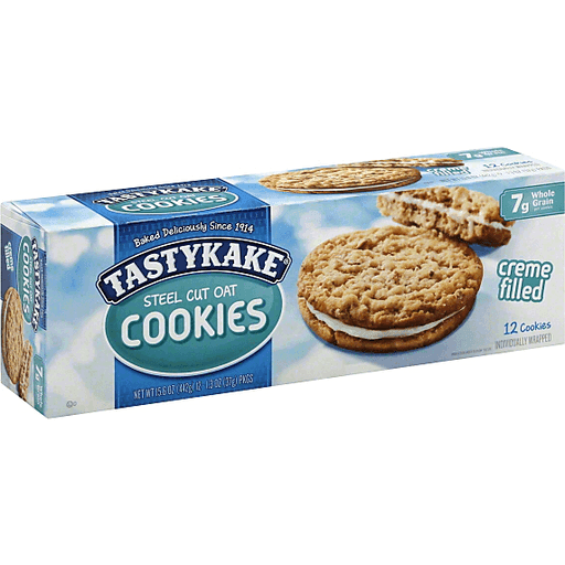 Tastykake, Creme Filled Cookies, Steel Cut Oat, Steel Cut Oat