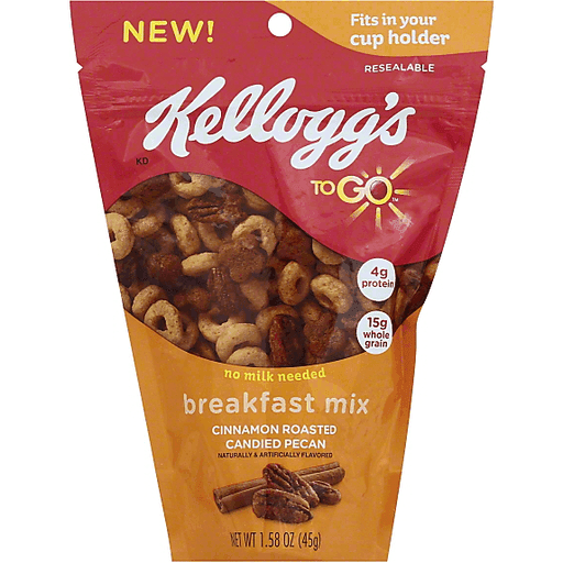 Kellogg Breakfast Mix Cinnamon Roasted Pecan 1.58Oz