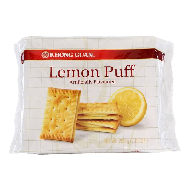 Khong Guan Lemon Puff Biscuits