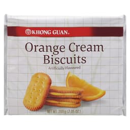 Orange Cream Biscuits, Orange
