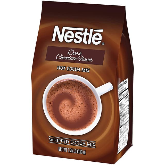 Nestle Dark Chocolate Flavor Hot Cocoa Mix Bulk 1.75Lb Bag