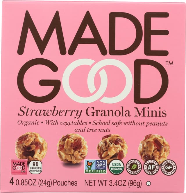 Strawberry Organic Granola Minis