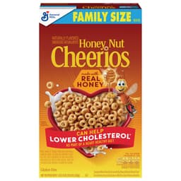 Honey Nut Cheerios Minis Breakfast Cereal Family Size