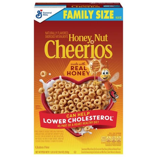 Honey Nut Cheerios Minis Breakfast Cereal Family Size