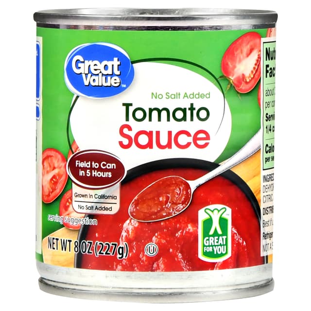 Tomato No Salt Added Sauce, Tomato