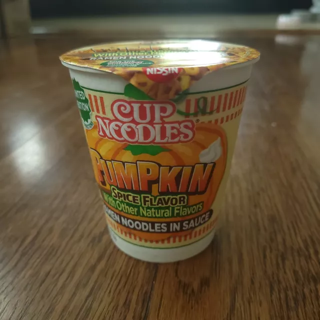 Cup Noodles Pumpkin Flavored Ramen Noodles in Sauce, Pumpkin
