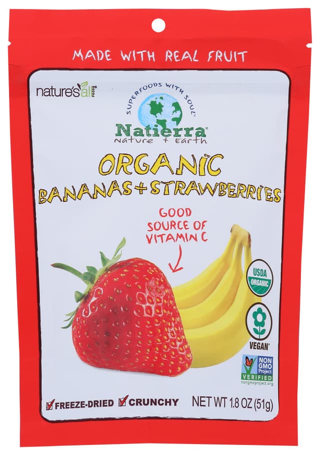Organic Bananas Strawberries