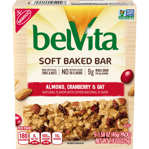 Almond, Cranberry & Oat Soft Baked Bar, Almond, Cranberry & Oat