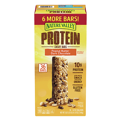 Protein Chewy Bars, Peanut Butter Dark Chocolate