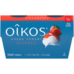 Oikos, Yogurt, Strawberry, Strawberry