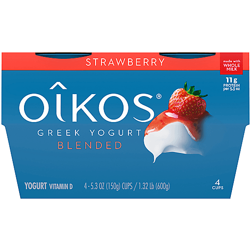 Oikos, Yogurt, Strawberry, Strawberry