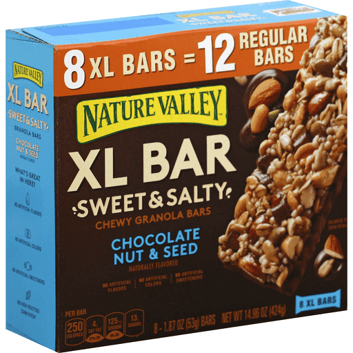 Sweet & Salty Chewy Granola Xl Bar, Chocolate Nut & Seed