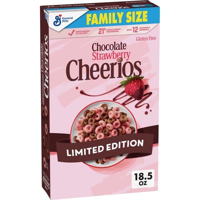 Chocolate Strawberry Cheerios Cereal