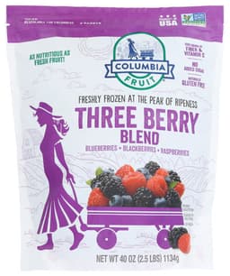 Three Berry Blueberries, Blackberries, Raspberries Blend, Three Berry