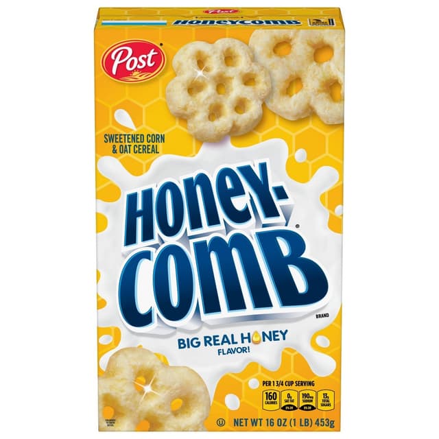Big Real Honey Flavor Sweetened Corn & Oat Cereal, Big Real Honey