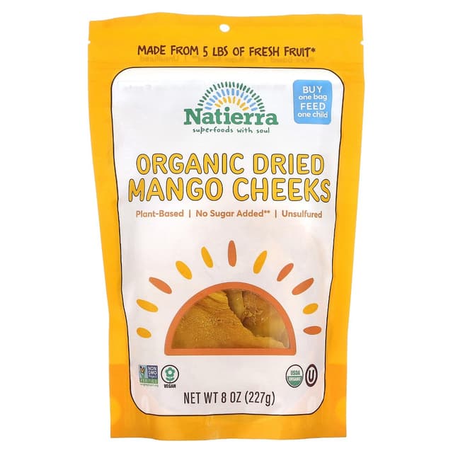 Organic Dried Mango Cheeks