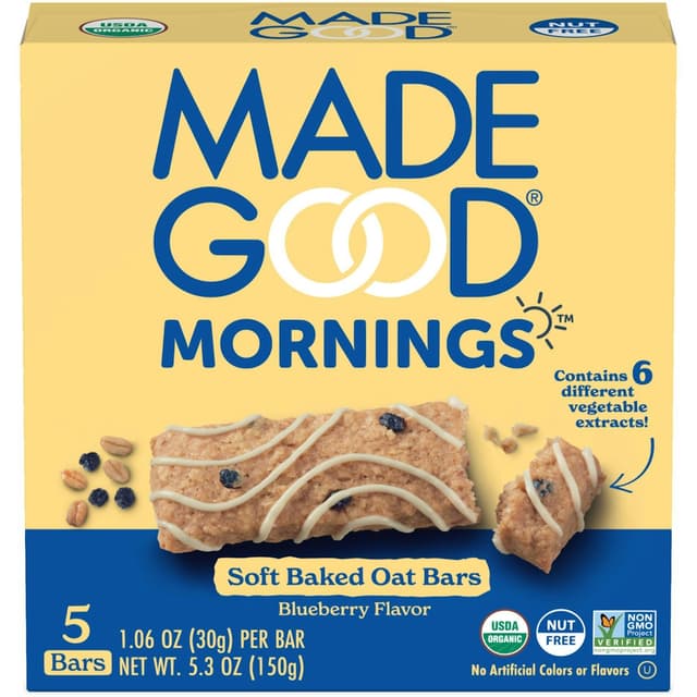 Soft Baked Oat Bars Blueberry Flavor