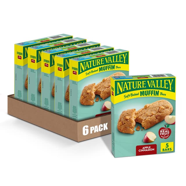 Nature Valley Soft-Baked Apple Cinnamon Muffin Bars 5 Count