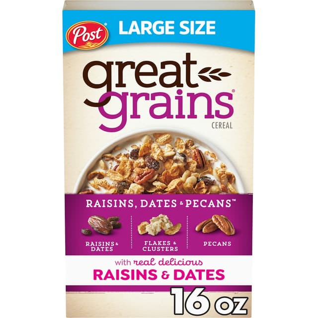 Raisins, Dates & Pecans Cereal, Raisins, Dates & Pecans