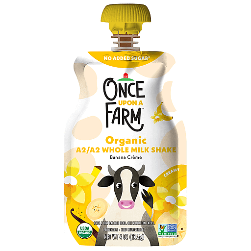 A2/A2 Whole Milk Shake Banana Crème