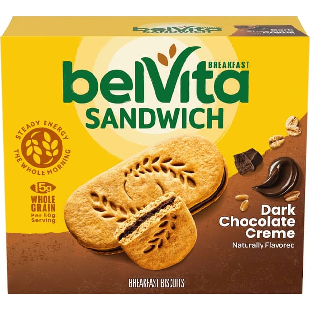 Dark Chocolate Creme Sandwich Breakfast Biscuits, Dark Chocolate Creme