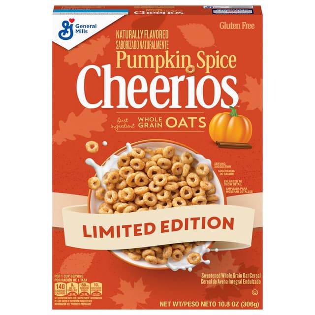 Pumpkin Spice Cheerios Cereal