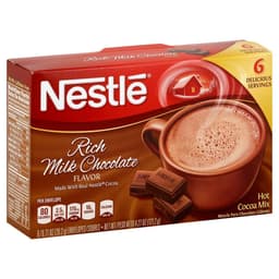 Nestle Rich Milk Chocolate Hot Cocoa Mix 6-0.71 Oz. Packets