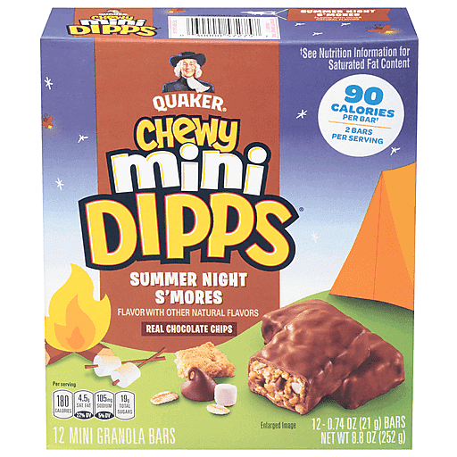 Summer Night S'Mores Mini Granola Bars, Summer Night S'Mores