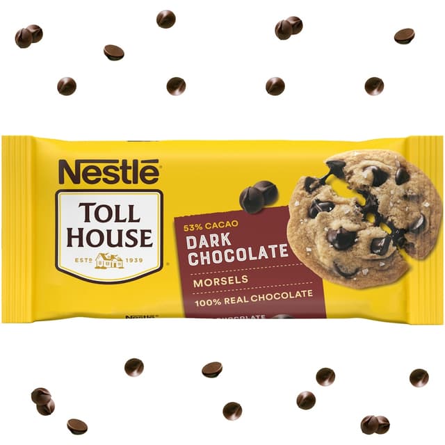 Dark Chocolate 53% Cacao Morsels, Dark Chocolate