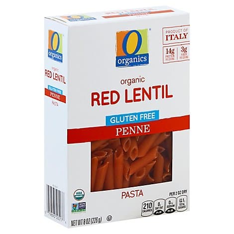 Organic Red Lentil Gluten Free Pasta, Penne