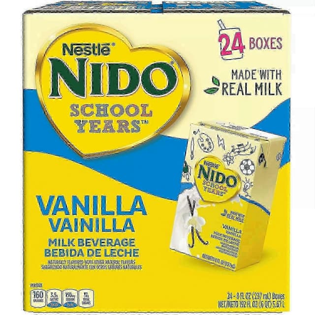 Vanilla Flavored Milk Beverage, Vanilla