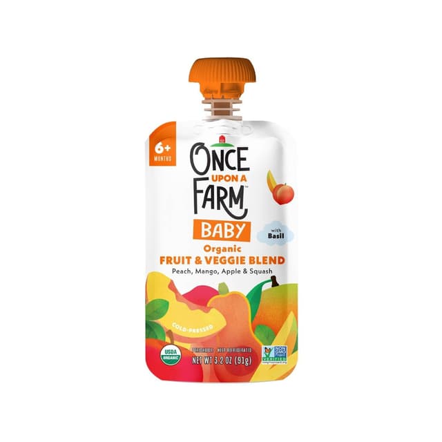 Baby Fruit & Veggie Blend Peach, Mango, Apple & Squash