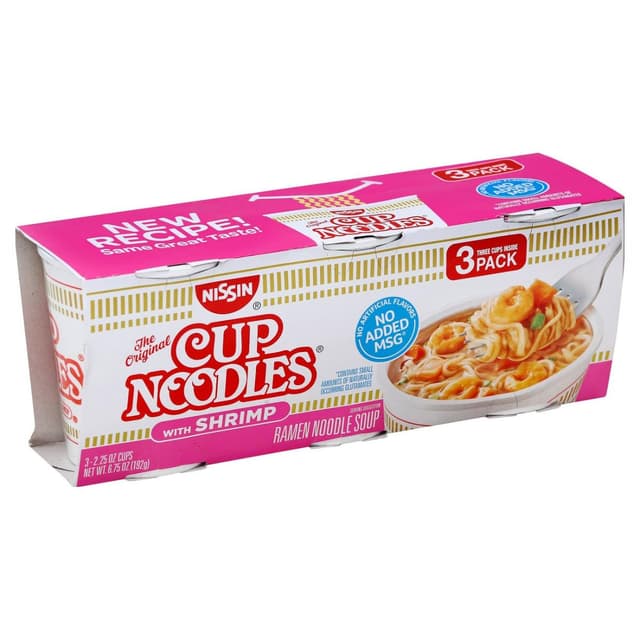 Cup Noodle Soup, Shrimp
