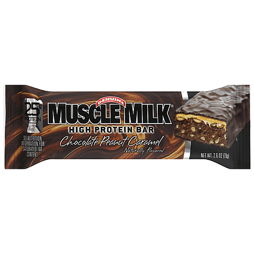 Muscle Milk, High Protein Bar, Chocolate Peanut Caramel, Chocolate Peanut Caramel