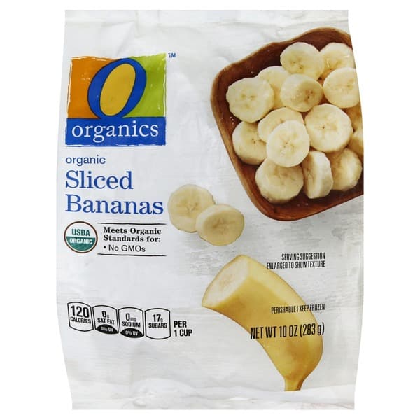 Organic Sliced Bananas