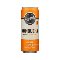 Ginger Lemon Flavored Organic Kombucha, Ginger Lemon
