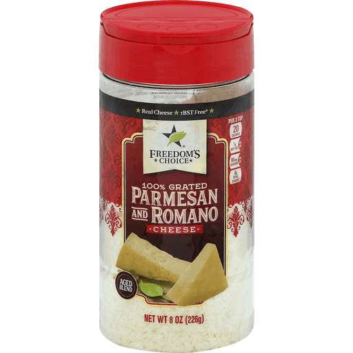 Parmesan and Romano 100% Grated Cheese, Parmesan and Romano